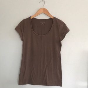 Ann Taylor Brown Shirt